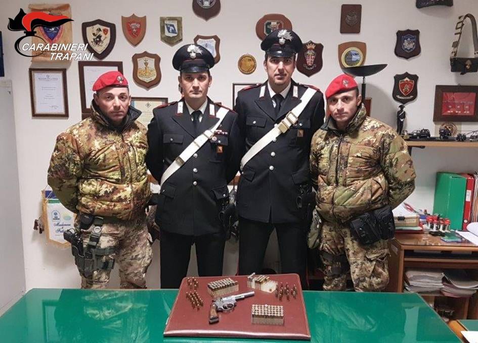 Alcamo-Detenzione illegale di arma da fuoco, arresto 58enne