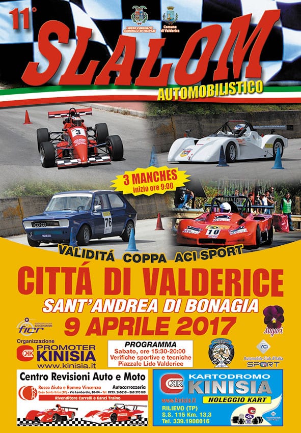 Automobilismo- Entra nel vivo lo slalom Città di Valderice “Sant’Andrea di Bonagia”