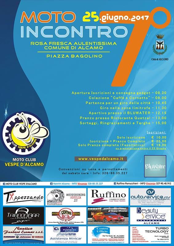 Alcamo-Appassionati di moto, raduno a piazza Bagolino domenica 25 giugno