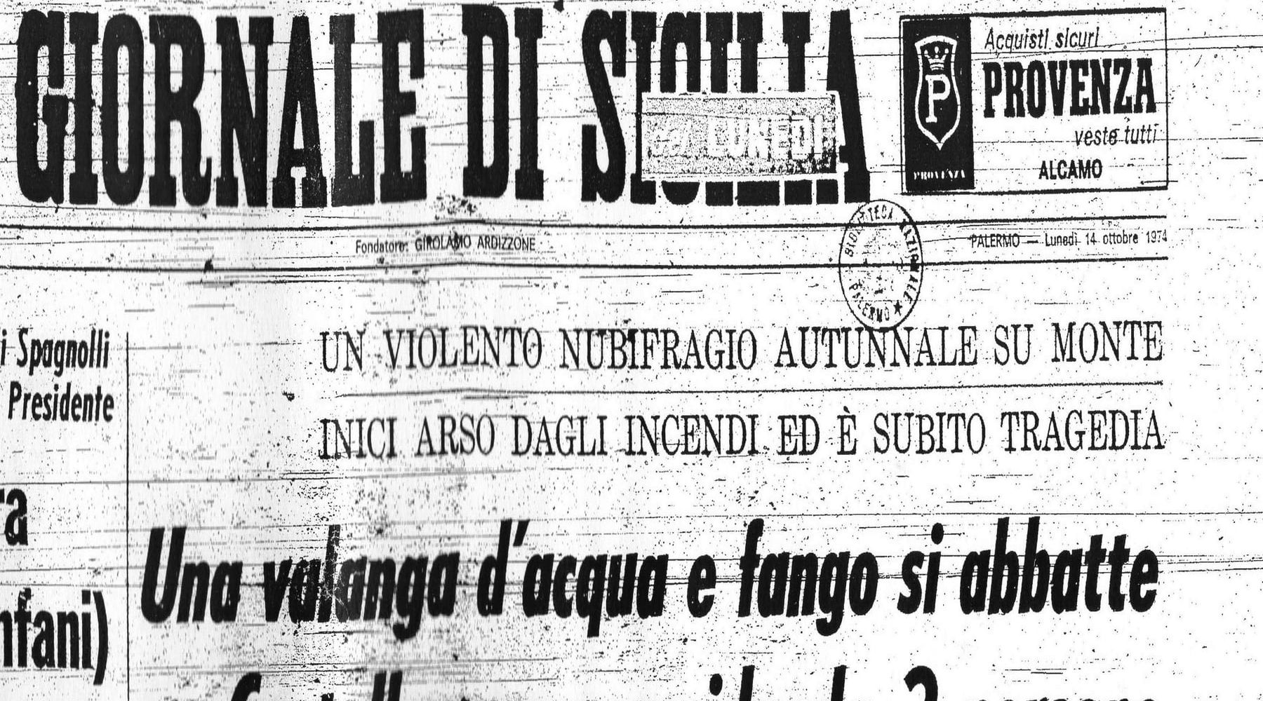 Castellammare del Golfo-Incendio devastante ad Inici, allarme alluvioni come nel 1974