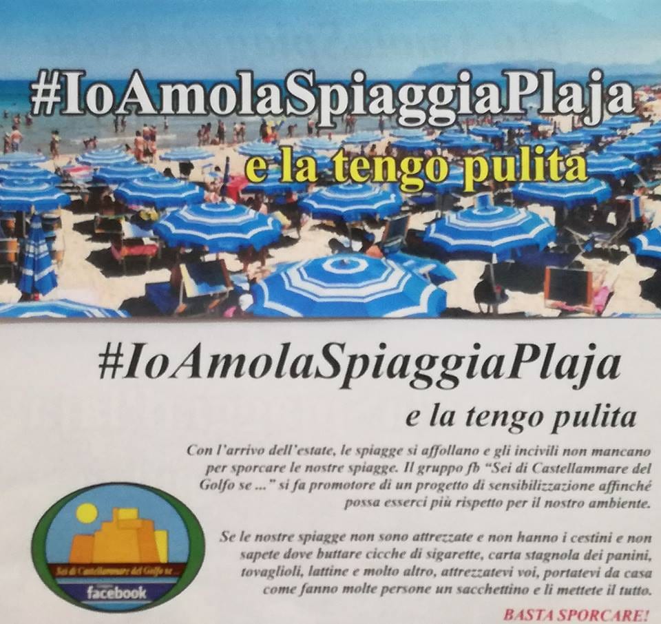 Castellammare del Golfo-Al via campagna di sensibilizzazione per mantenere pulita la città