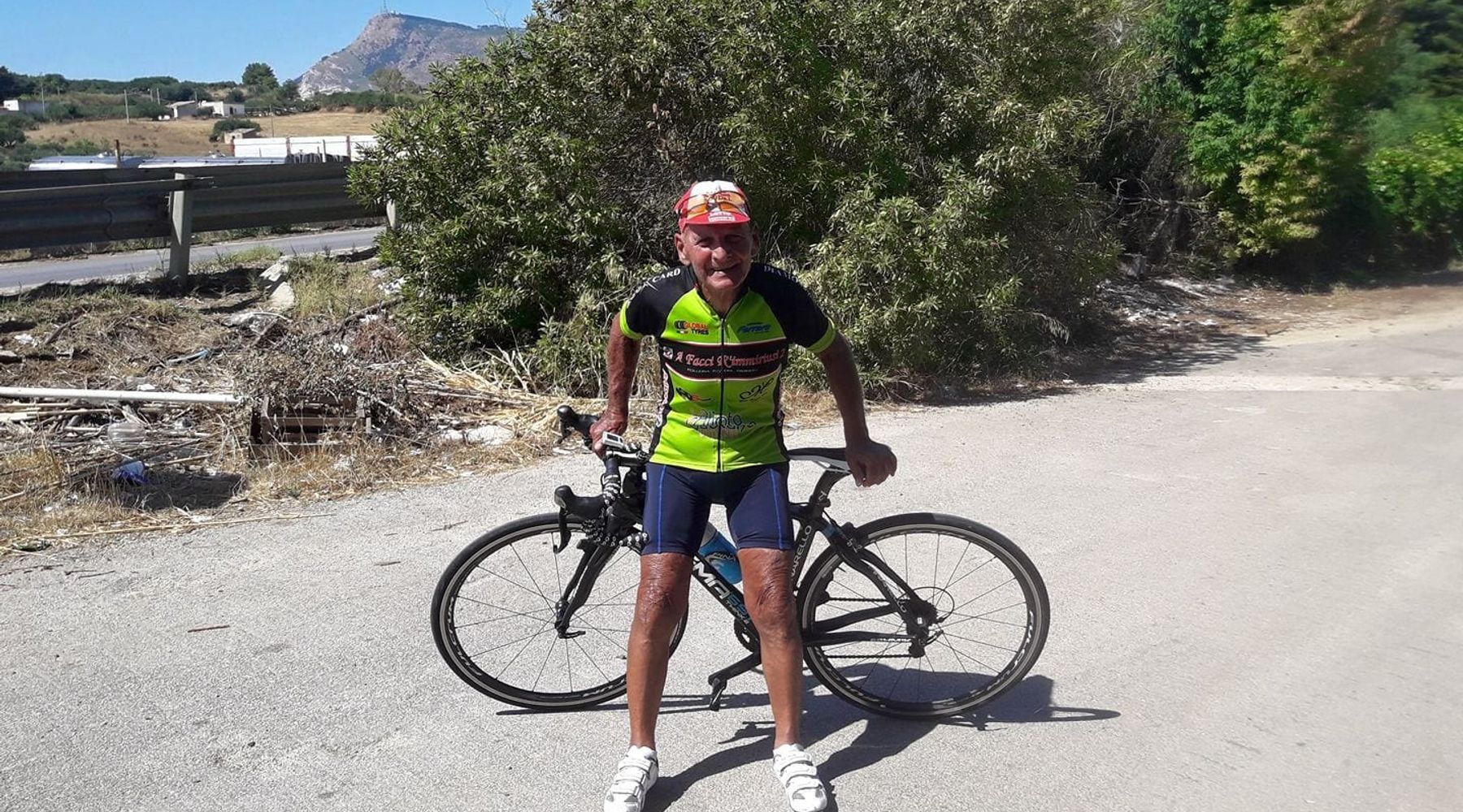 Alcamo: Incidente con la bici al pluricampione Salato