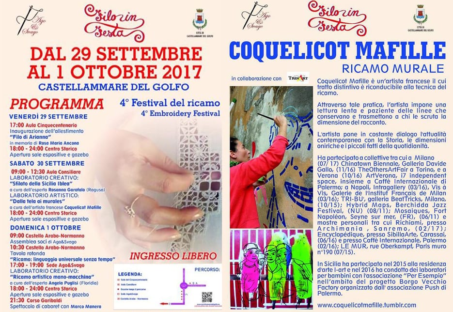 Castellammare del Golfo capitale dell’arte del ricamo: tre giorni di appuntamenti