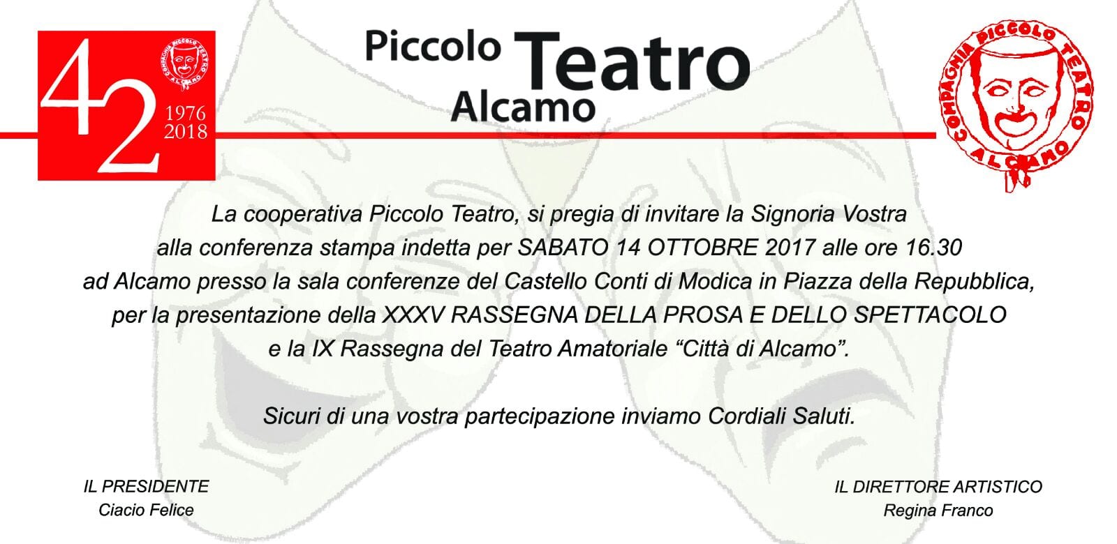 Alcamo-Piccolo teatro, fatto il cartellone degli spettacoli