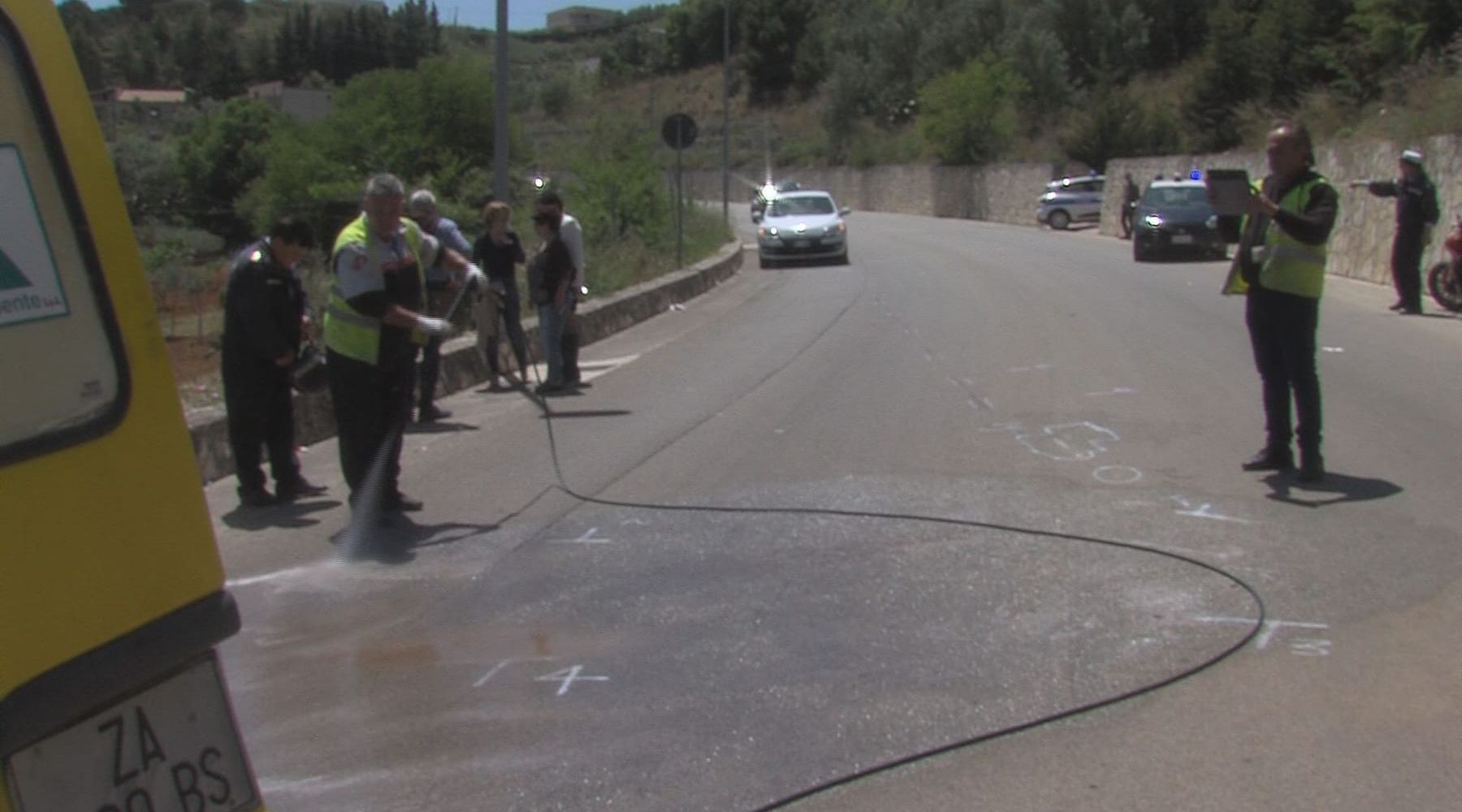 Alcamo-Morte Alessio Lanzarone, perizia sul luogo dell'incidente