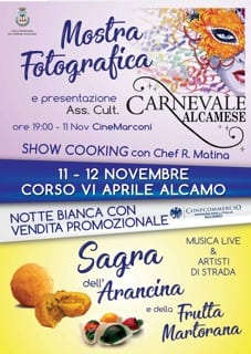 Alcamo - Prima "Sagra dell'arancina e della frutta Martorana"