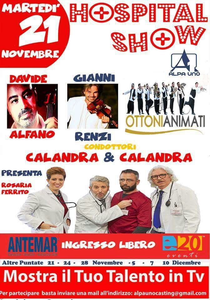 Alcamo - Hospital Show, pronti per la quarta puntata