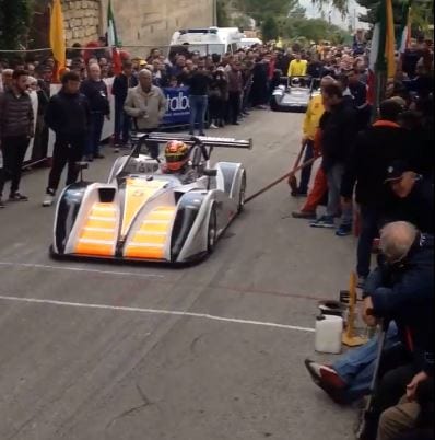 Automobilismo-Alcamo, Castiglione vince la prima gara di slalom