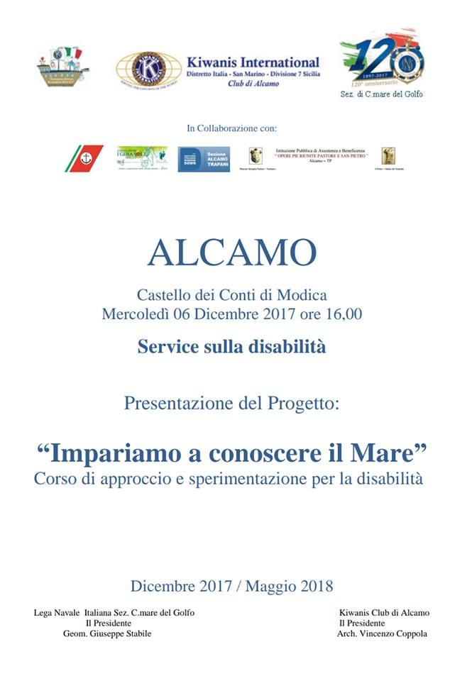 Alcamo-“Conoscere il mare”, progetto per ragazzi down