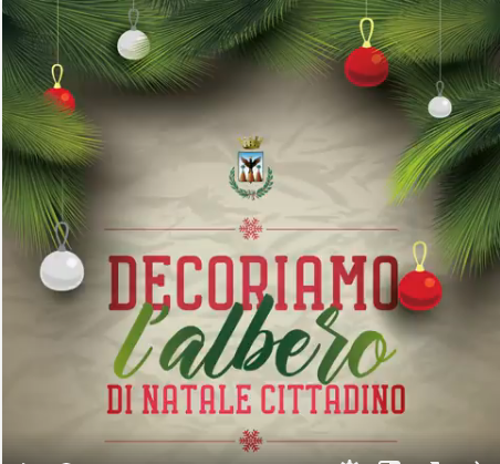 Alcamo – I bambini delle elementari decoreranno l’albero di Natale cittadino