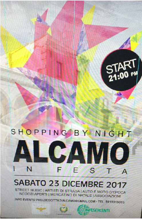 Alcamo - “Shopping by night” sabato 23 dicembre