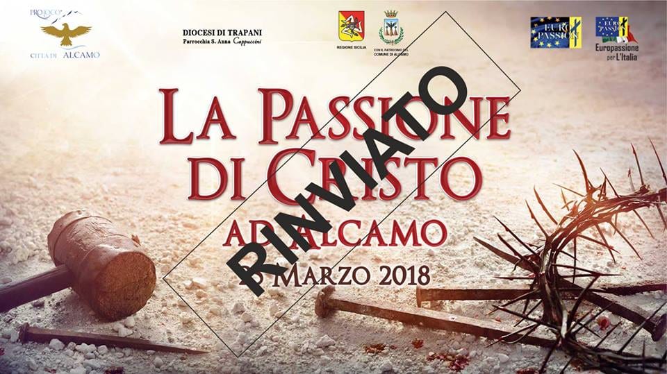 Alcamo. Rinviata la Via Crucis.