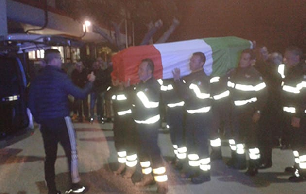 Trapani. Lacrime al funerale di Giorgio Grammatico.