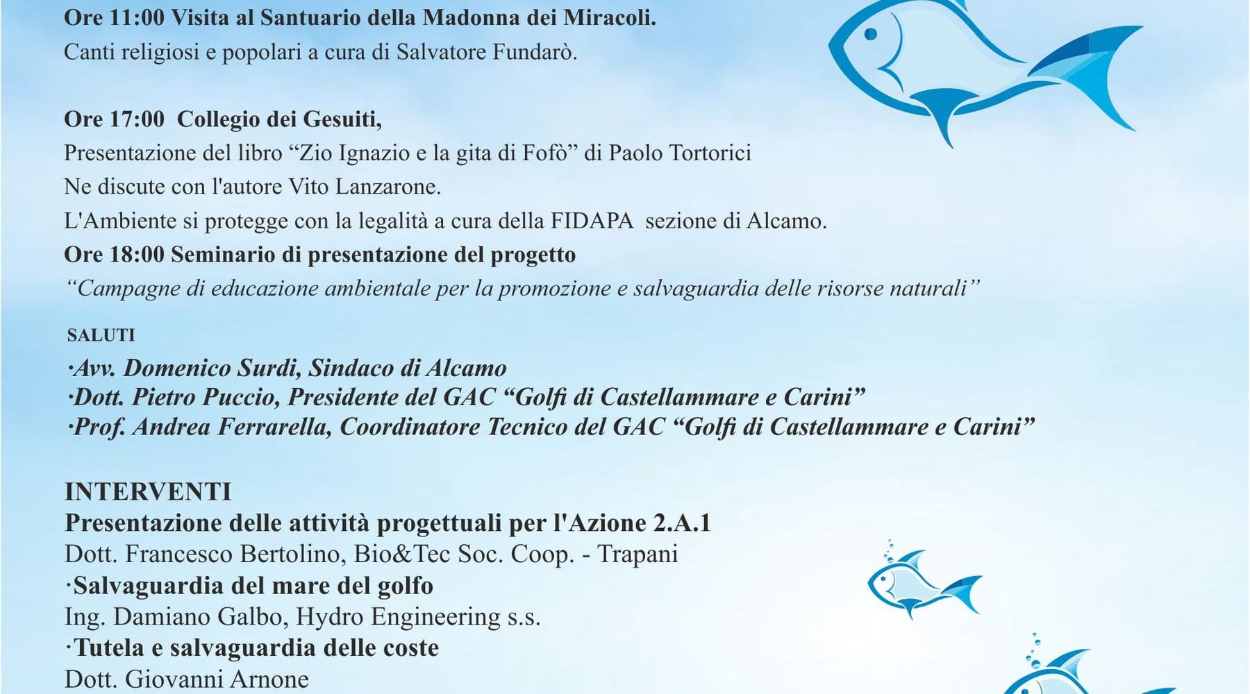 Alcamo-Si celebra sabato la “Giornata della Terra”