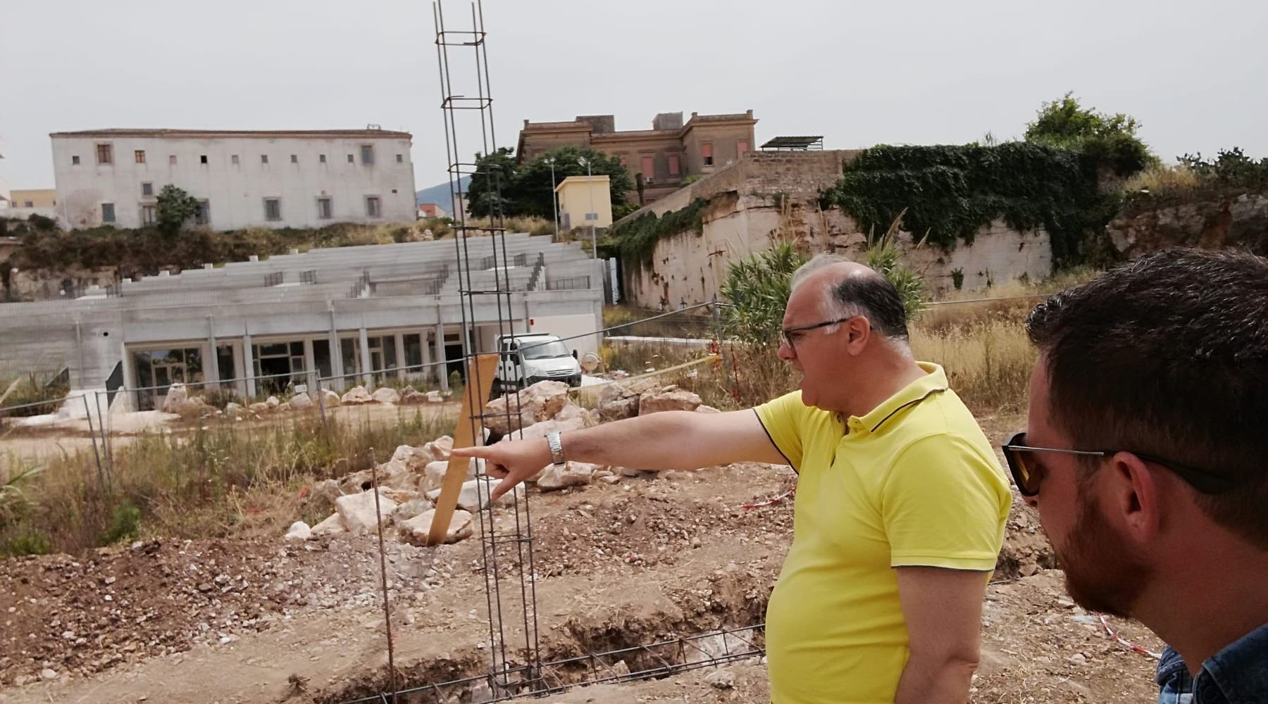 Alcamo-Cantiere sul Geosito, sopralluogo per la verifica delle prescrizioni