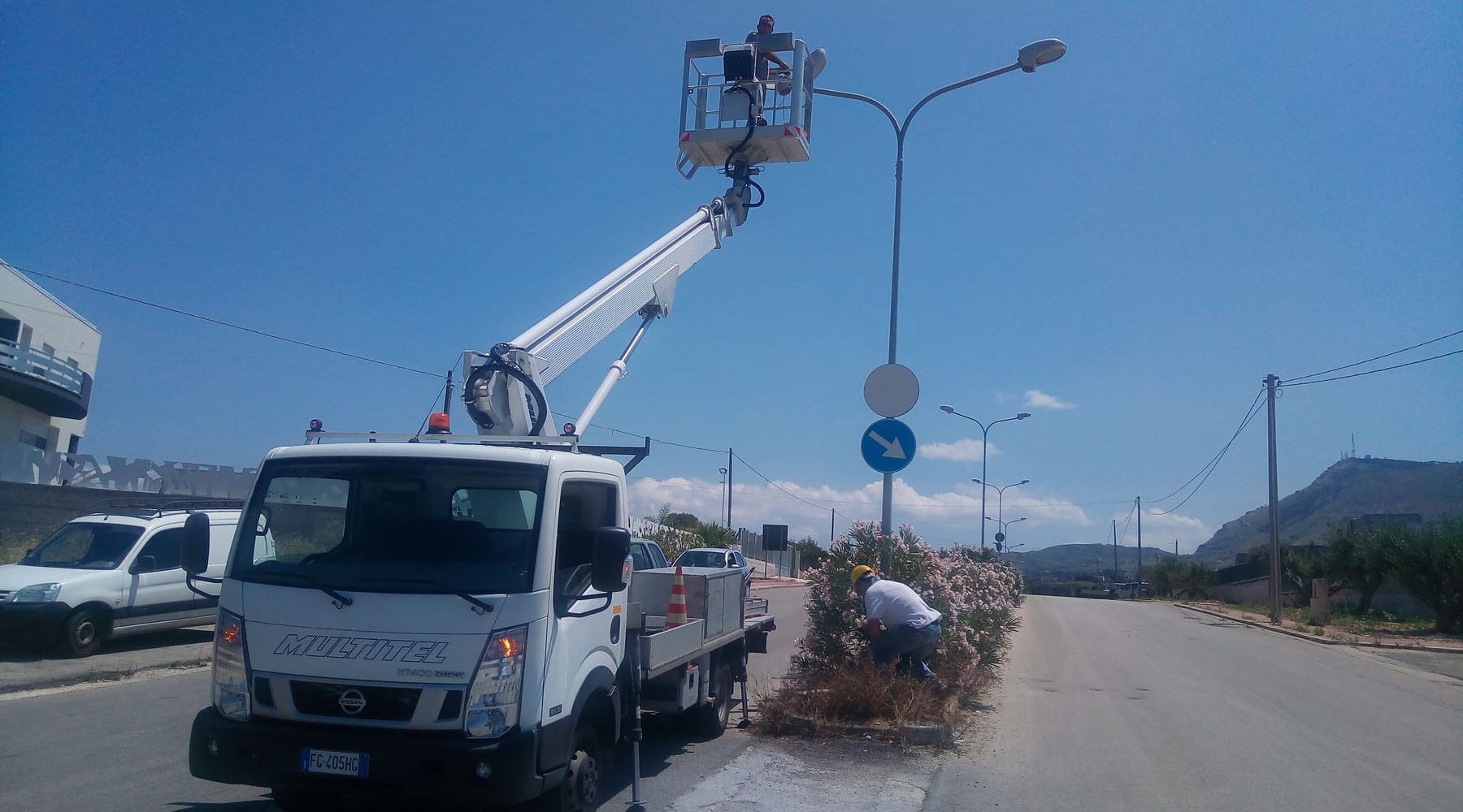 Alcamo, interventi all’illuminazione: torna la luce in contrada Sasi