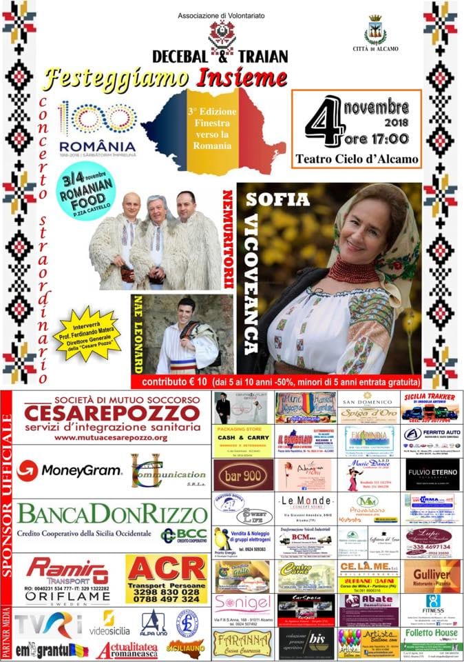Alcamo-Il 4 novembre festa con l’evento “Finestra verso la Romania”