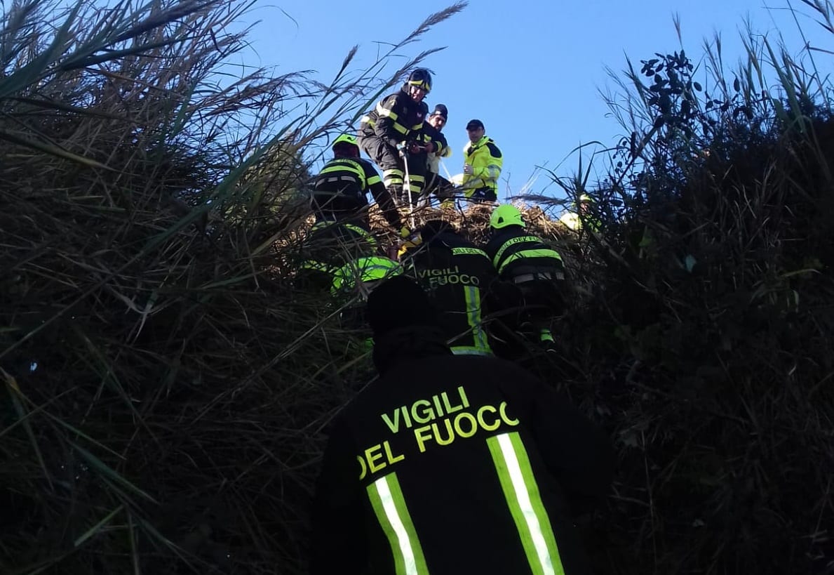 Calatafimi, donna si lancia da Ponte Sasi: salvata da vegetazione e pompieri