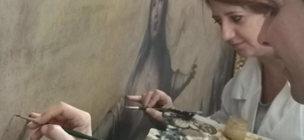 Alcamo, la grande tela dell'Assunta da oggi illuminata in chiesa Madre