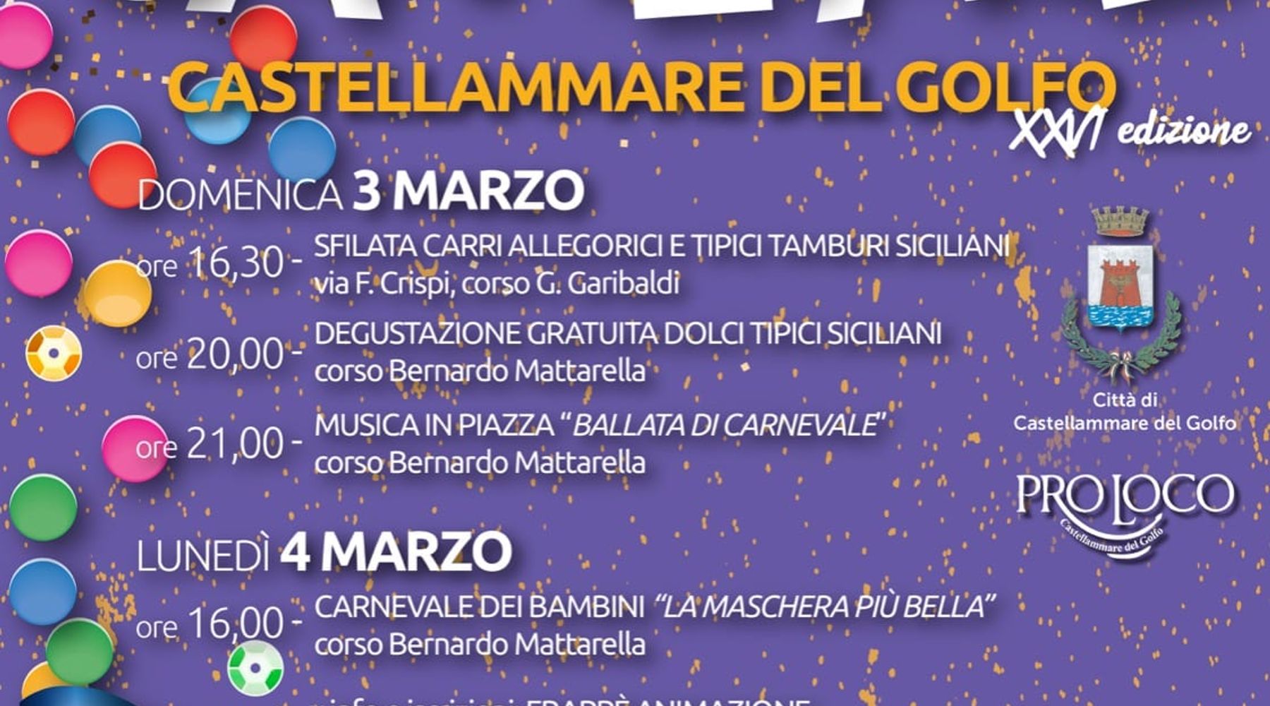 Castellammare del Golfo, torna il carnevale con i carri allegorici dopo anni di assenza