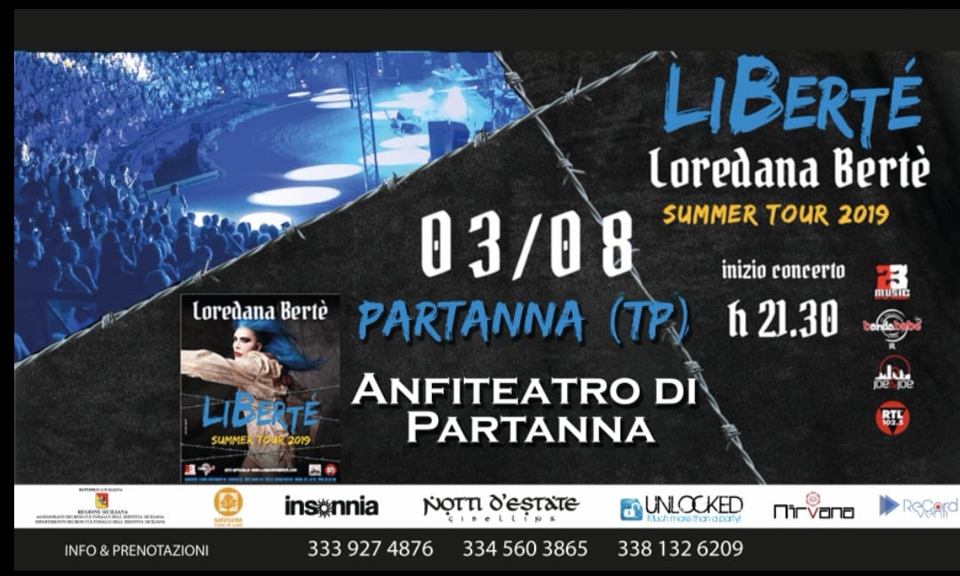 "LiBerté" da Selinunte a Partanna. Concerto sempre il 3 agosto