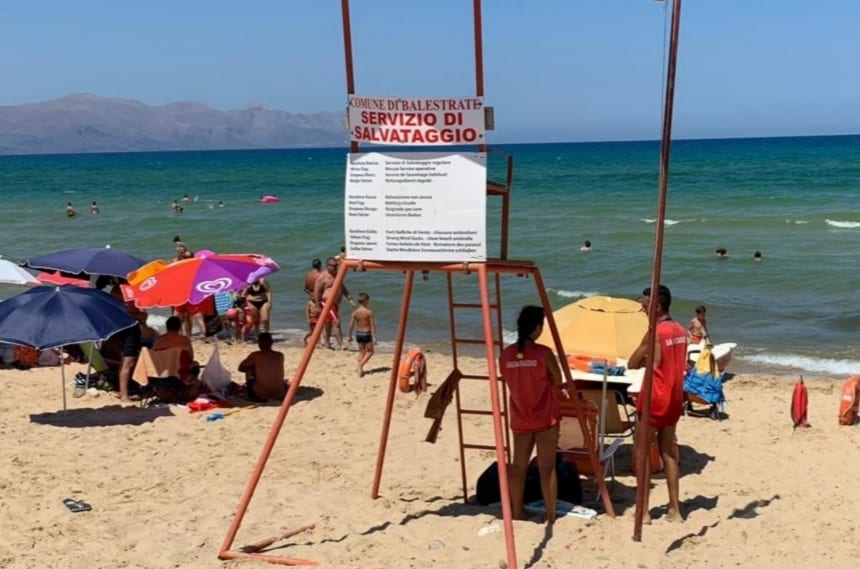 Balestrate, torna in funzione postazione bagnini di Calatubo