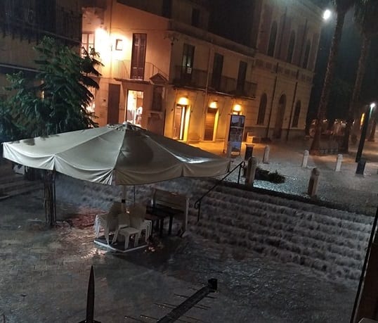 Maltempo, allagamenti ad Alcamo e nel trapanese