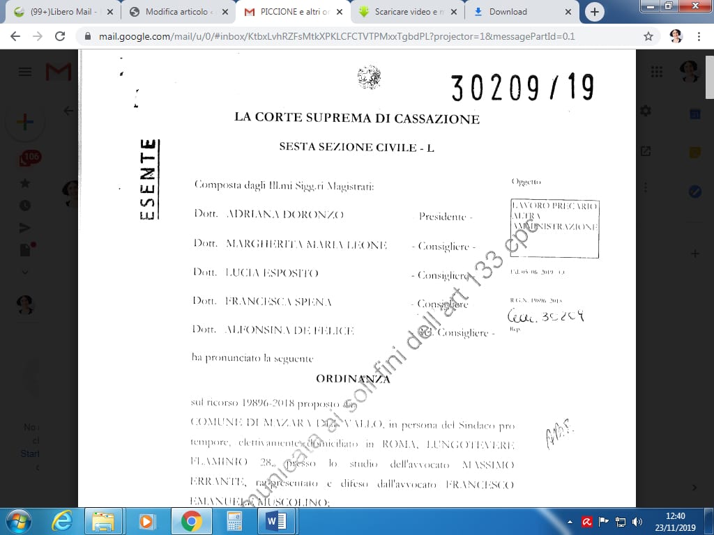 Mazara, La cassazione condanna l'ex-amministrazione Cristaldi a pagare danni per mezzo milione di euro