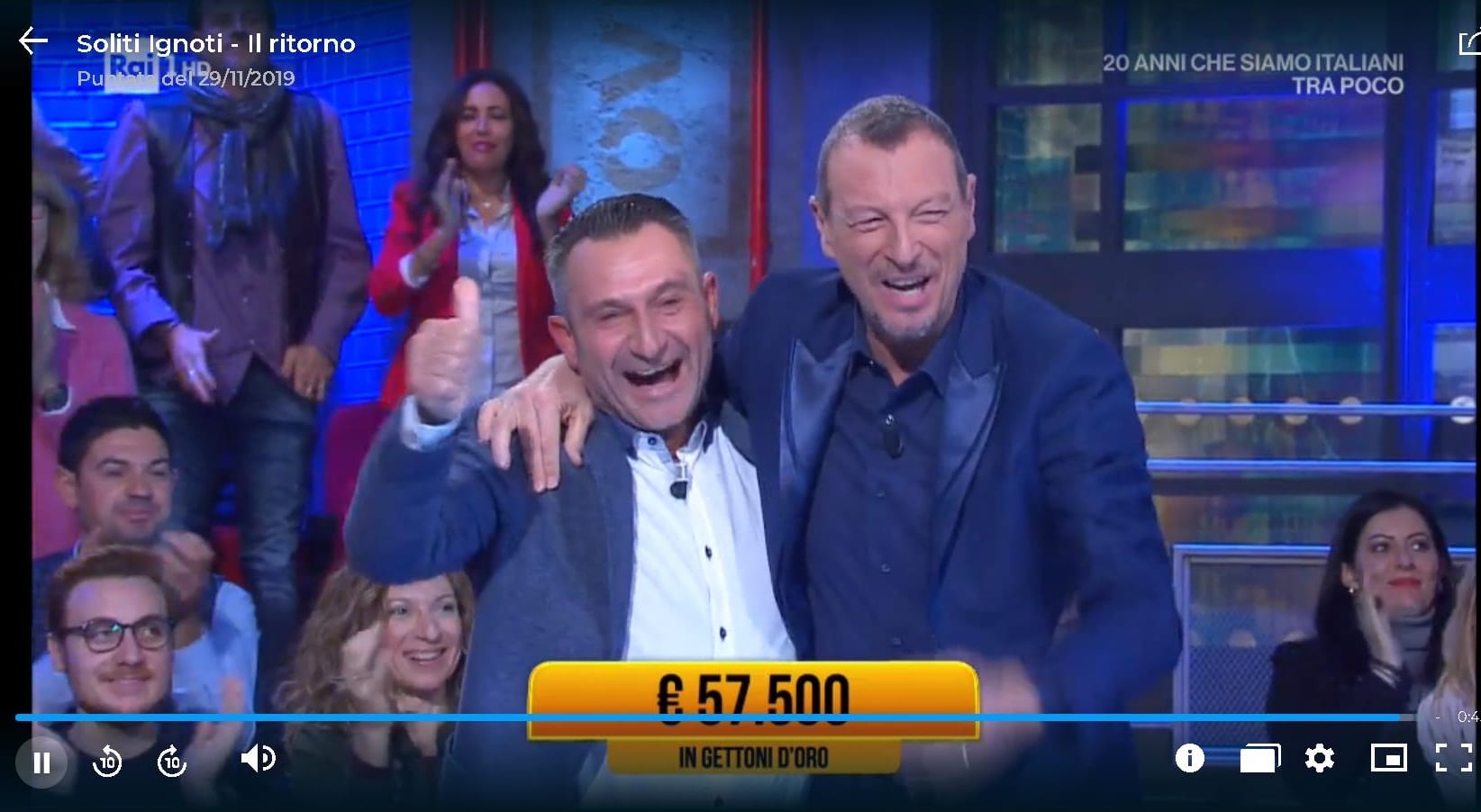 Partinico, vinti 57.500,00 euro in gettoni d’oro.