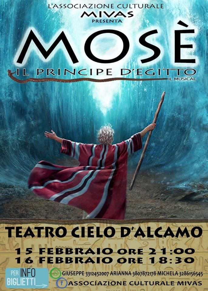 Teatro Cielo d’Alcamo. La Mivas presenta un kolossal su Mosè
