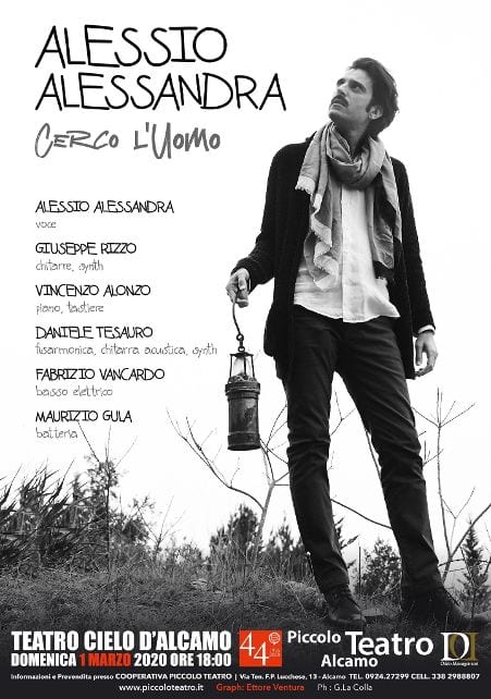 Alessio Alessandra, al teatro "Cielo D'Alcamo" Domenica 1 marzo