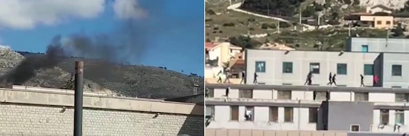 Coronavirus, niente colloqui per i detenuti. Furibonda protesta al carcere di Trapani
