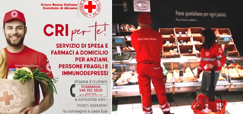 Croce Rossa, il comitato di Alcamo avvia consegna a domicilio di farmaci e spesa