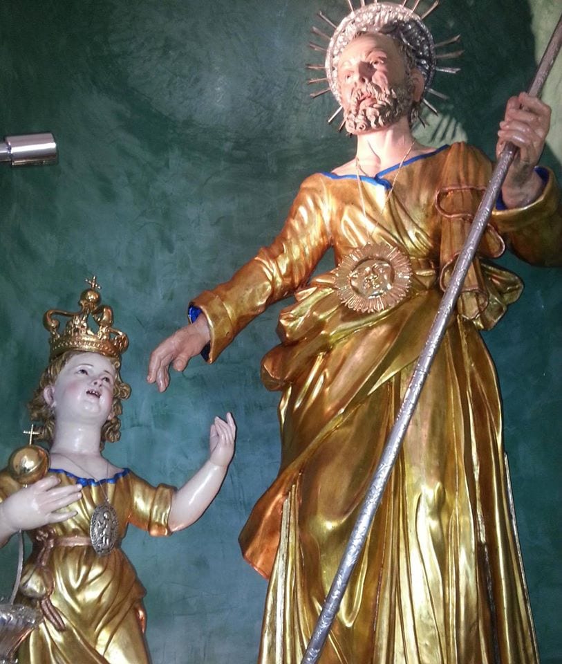 Borgetto, La statua di San Giuseppe porta conforto