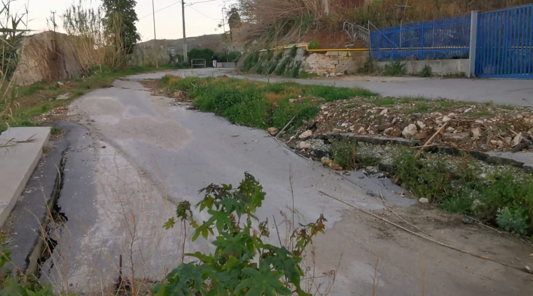 Frana in via per Camporeale, appalto a ditta di Gioiosa Marea