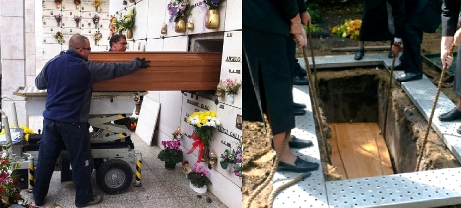 Alcamo, ripartono le sepolture. Tumulati oggi i primi tre feretri, domani altri interventi