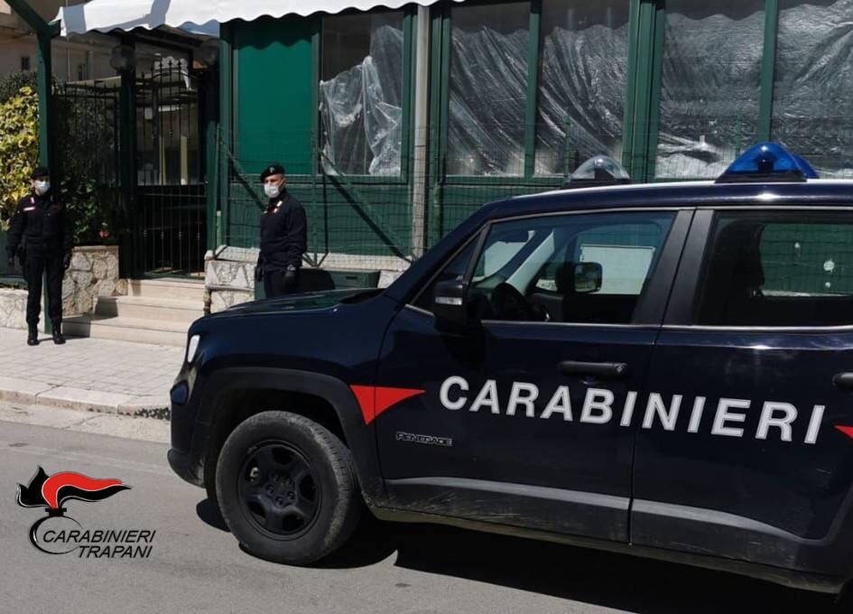 Covid-19, controlli dei carabinieri. Ad Alcamo sequestrte mascherine, a Salemi chiusa pizzeria