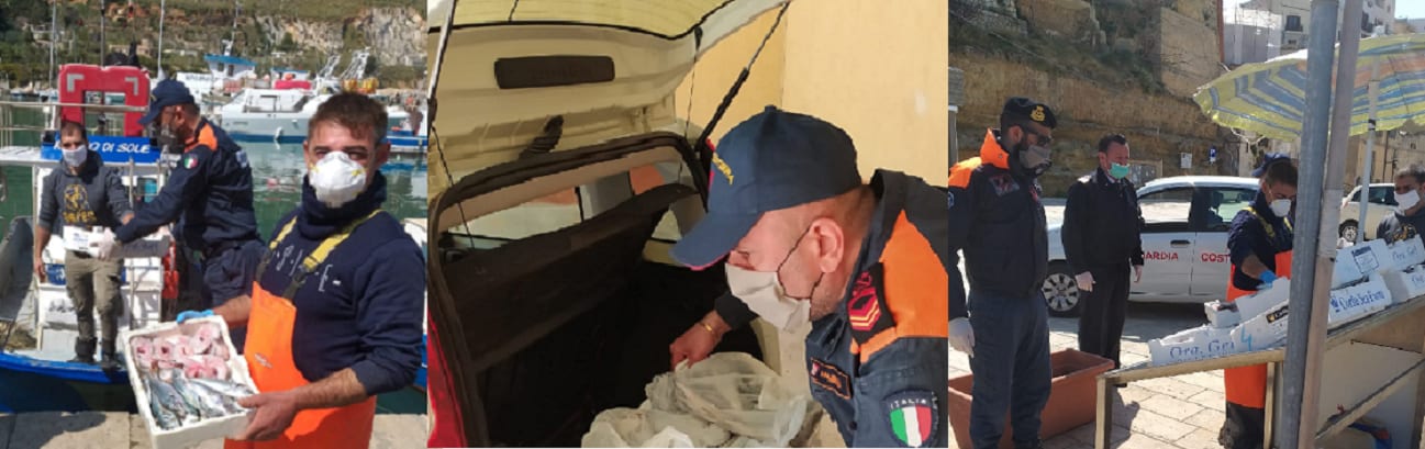 Usciti in mare per generosità, pescatori castellammaresi donano 70 KG di pesce