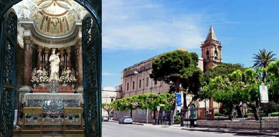 Santuario di Trapani, preghiere "a tempo" con DPI. Solo alla cappella della Madonna