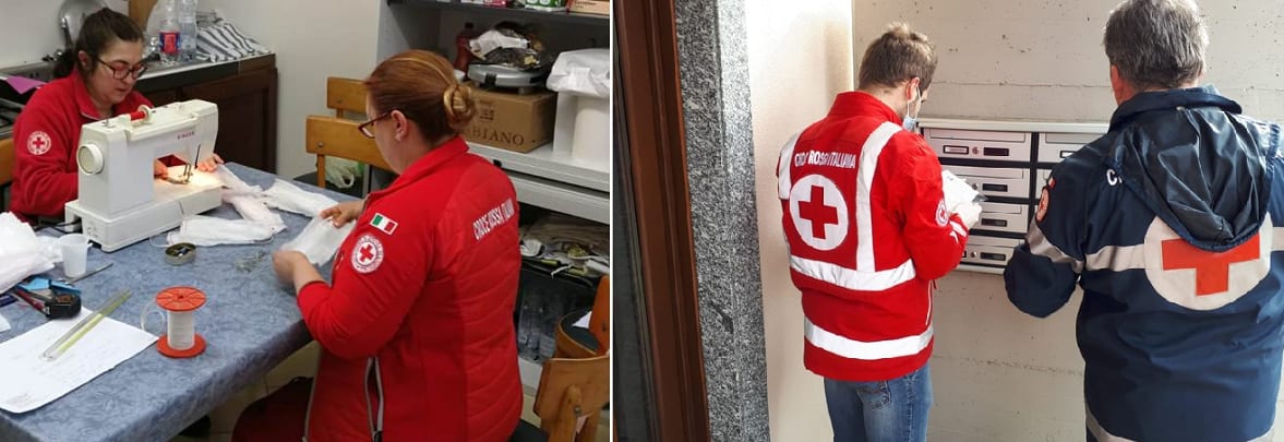 Alcamo, poche mascherine. Croce Rossa presa d'assalto, Comune completa buoni-spesa