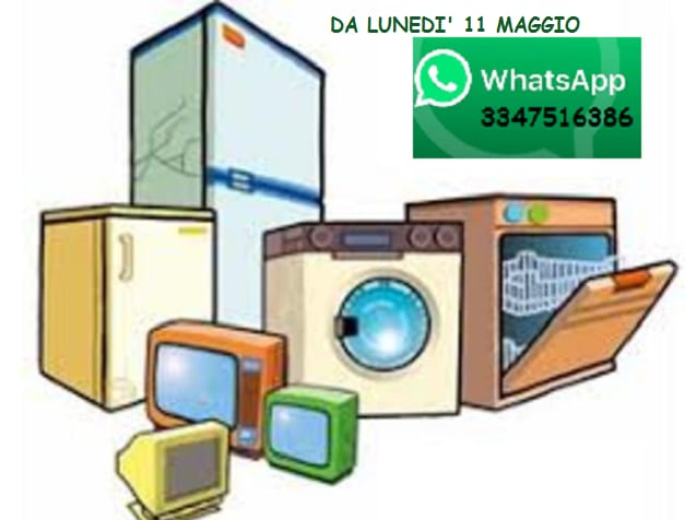Ingombranti, RAEE e sfalci. Da lunedì, ad Alcamo, ritiro tramite WhatsApp