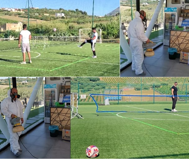 Sport di squadra fermi. Il centro "Vida Club", del tutto sanificato, lancia il 'calcio-tennis'