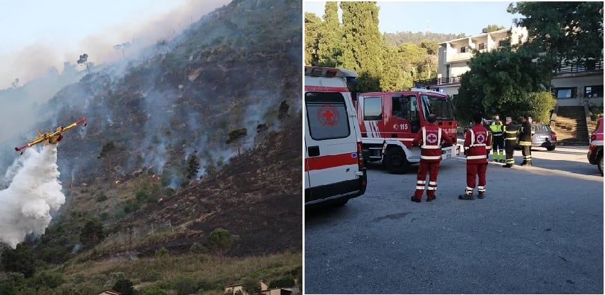 Monte Bonifato ferito dai piromani, fiamme da Tre Noci. I vigili del fuoco salvano la Riserva