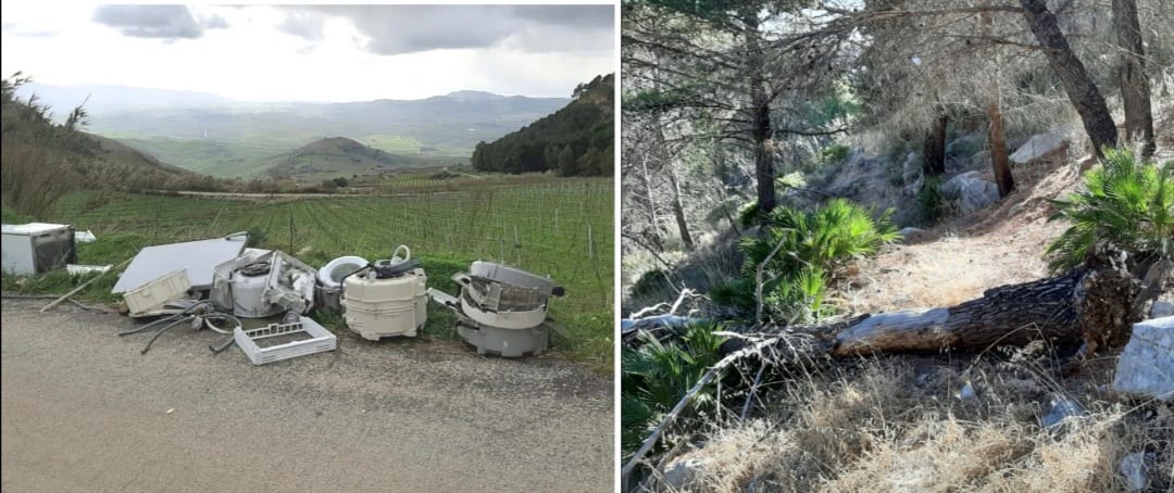 Monte Bonifato, degrado e abbandono dalle falde fin alla vetta. Ventenne le prova tutte