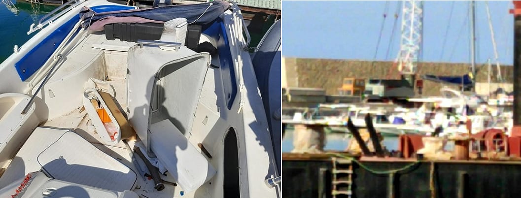 Barca esplode appena fuori dal porto di Castellammare, elisoccorso per elettrauto alcamese ustionato
