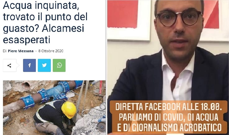 Acqua inquinata in un 'solo quartiere' di Alcamo. Surdi, 'fiumi' di parole e nozioni di giornalismo