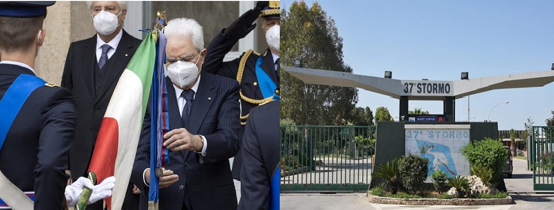 Cavalierato dell'Ordine Militare, Mattarella insignisce il 37° Stormo di Birgi