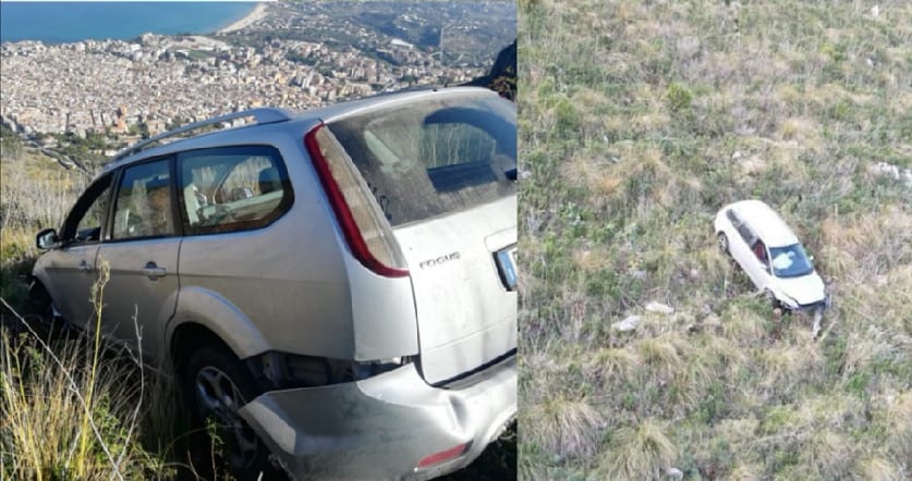 Su monte Inici a cercar funghi, l'auto finisce a valle. Difficile il recupero