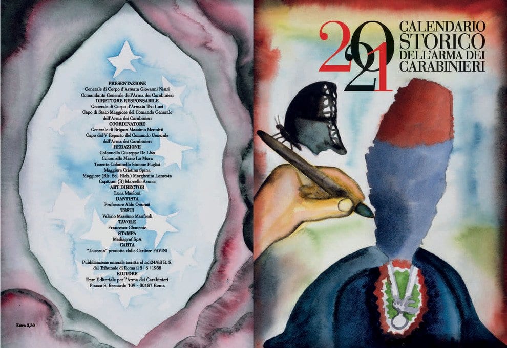 Presentato il nuovo Calendario Storico dei carabinieri. Editi altri prodotti per fare beneficenza