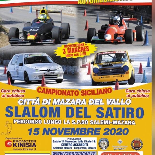 "Slalom del Satiro", Schillace vince gara e titolo. Mazaresi sul podio